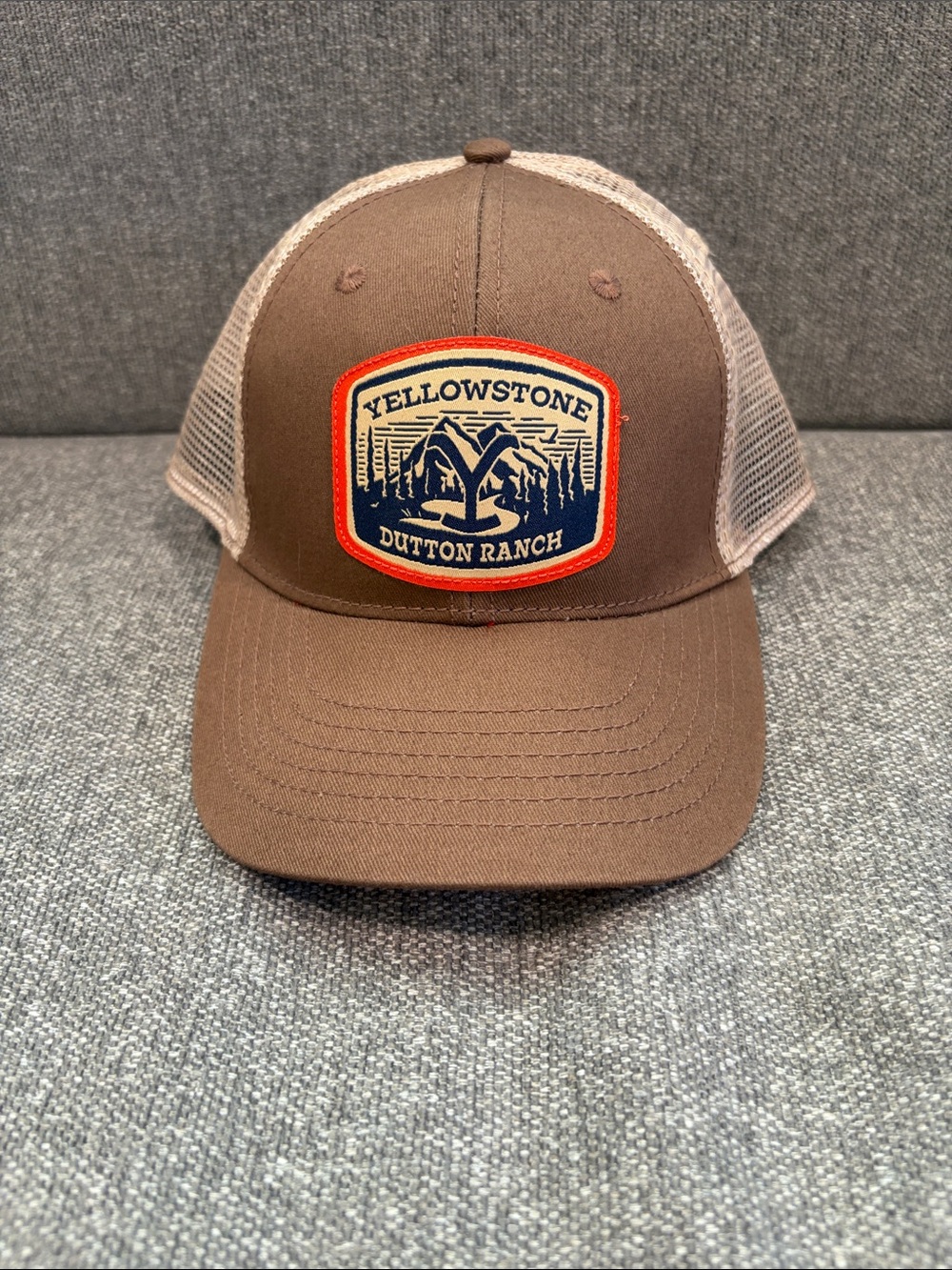 Yellowstone Dutton Ranch Patch Trucker Hat - Brown (NEW)